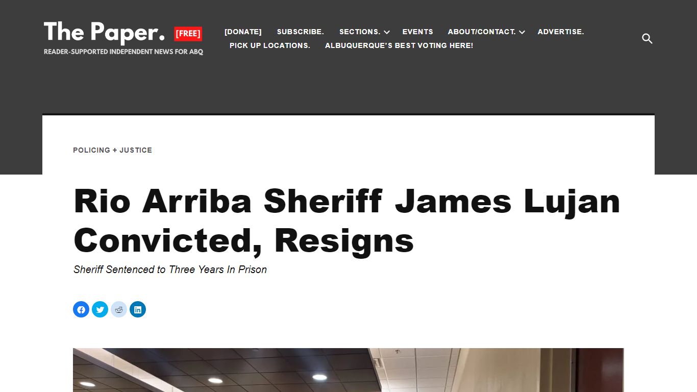 Rio Arriba Sheriff James Lujan Convicted, Resigns - The Paper.